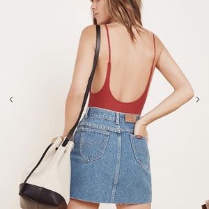 Reformation Gia Bodysuit - Raspberry - Small